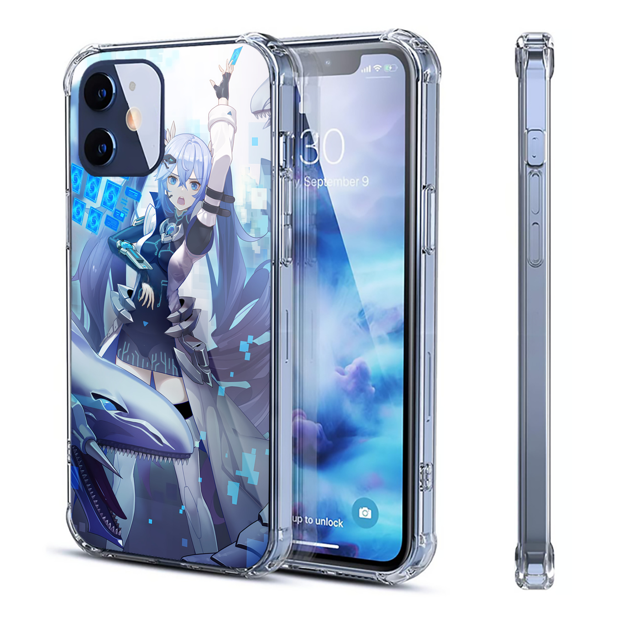 （画像用） 遊☆戯☆王 Yu-Gi-Oh! 【iPhone 12シリーズ対応】透明スマホケース（クリアソフトケース）
